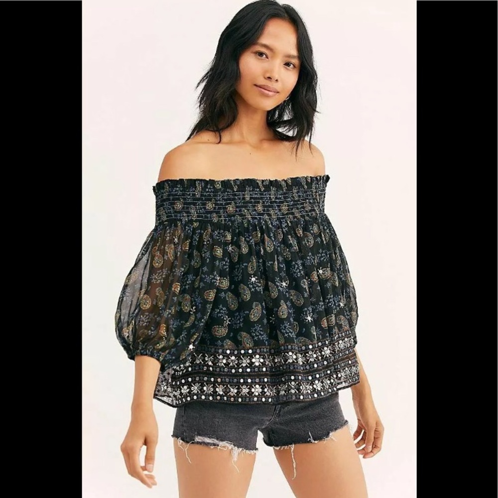 XSOLDXFree People Age Of Aquarius Top - Picture 2 of 15